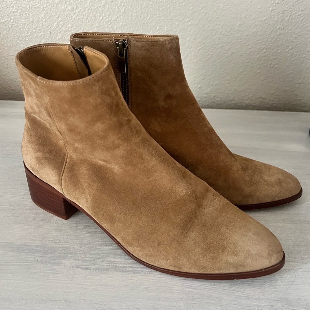 J Crew Suede ankle Boots